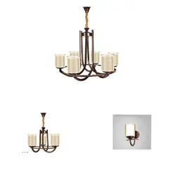 پک اقتصادی لوسترشامل(یک دستگاه 6شاخه/یک دستگاه 3شاخه /ویک دستگاه دیوار)