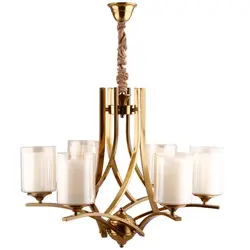 لوستر 6شاخه طرح دوتیکه کد 2246