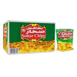 چیپس صحار ۱۵ گرمی در بسته بندی ۲۵ و ۵۰ تایی