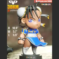 دانلود مدل سه بعدی چون لی Chun-Li Chibi | ام تری دی