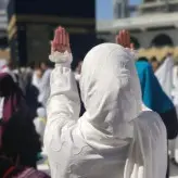 احرام زنانه درجه یک ترگال شامل چادر مقنعه شلوار مانتو