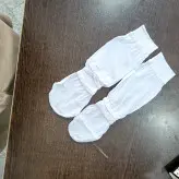 جوراب وضو زنانه سفید و مشکی