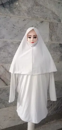 مقنعه نخی تریکو ساده (بدون آستین)