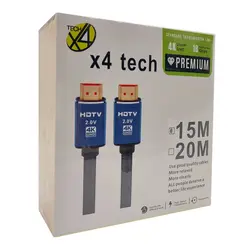 کابل HDMI ایکس فورتک مدل 4K طول 20 متر - ویدیو پروژکتورلند معتبرترین فروشگاه پروژکتور استوک در ایران