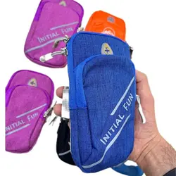 کیف بازویی ورزشی موبایل با جیب اضافی | موج کوه