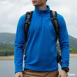 بلوز پلار مردانه تکتوپ مدل وینتر با تراکم 300 | موج کوه