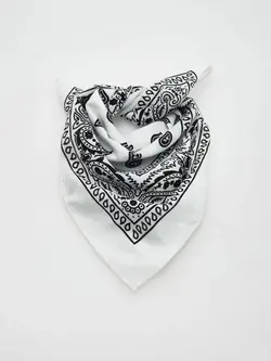 باندانا (دستمال سر) طرح هندی ابعاد 50×50 | موج کوه