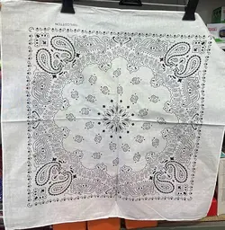 باندانا (دستمال سر) طرح هندی ابعاد 50×50 | موج کوه