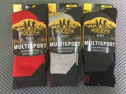 جوراب کوهنوردی حرفه ای کین KEEN multisport | موج کوه