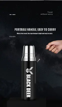 فلاسک کوهنوردی و کمپینگ 900 و 700 میل BLACK DEER | موج کوه