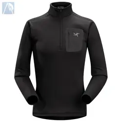 پلار نیم زیپ ARCTERYX - پاوراسترچ پلارتک - یقه دار - زیپ روی سینه | موج کوه