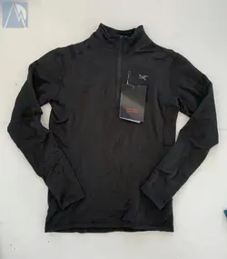 پلار نیم زیپ ARCTERYX - پاوراسترچ پلارتک - یقه دار - زیپ روی سینه | موج کوه