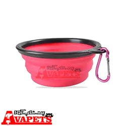 خرید ظرف آب و غذای تاشو مسافرتی سگ و گربه | پت شاپ آوا