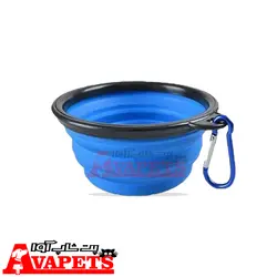 خرید ظرف آب و غذای تاشو مسافرتی سگ و گربه | پت شاپ آوا