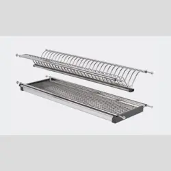 آبچکان دو طبقه سینی دار استیل - دیاموند یراق