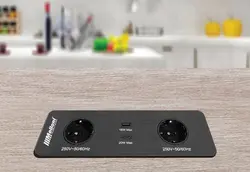 پریز توکار ملونی مدل 10056 - دیاموند یراق