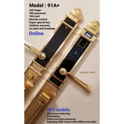 قفل اثر انگشتی دیجیتال ALOCK مدل +91A - دیاموند یراق