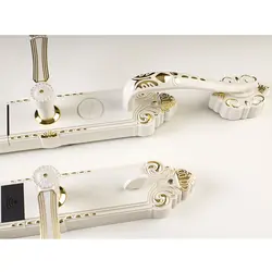 قفل اثر انگشتی دیجیتال ALOCK مدل +K90 سفید - دیاموند یراق