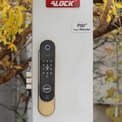 قفل اثر انگشتی دیجیتال ALOCK مدل 2022 P60+ GOLD - دیاموند یراق