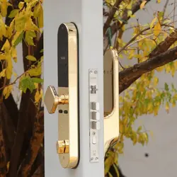 قفل اثر انگشتی دیجیتال ALOCK مدل 2022 P60+ GOLD - دیاموند یراق