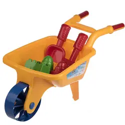 ست شن بازی زرین تویز مدل Shovels And Wheelbarrows Castle E4*218