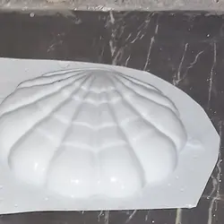 قالب طلقی کد 250 صدف 13 در 13جهت ساخت محصولات سنگ  مصنوعی با پودر متا ....... شرط ارسال قالب طلقی خرید حد اقل 5 قالب 