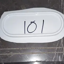 قالب طلقی ..سینی بیضی.... کد ..151.... ابعاد 23 در 10....جهت ساخت محصولات سنگ مصنوعی با پودر متا