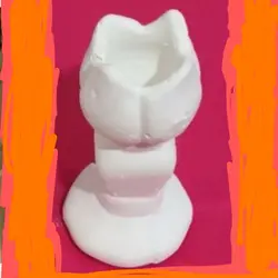 بیس خام شمعدان سنگ مصنوعی مناسب جهت قالبگیری  سیلیکونی برای شمع سازی و پودر متا