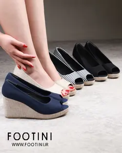 کفش تابستانی بلوط سرمه‌ای