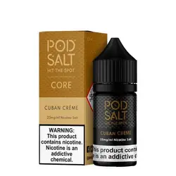 سالت تنباکو وانیل خامه پاد سالت POD SALT CUBAN CREME