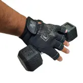 دستکش بدنسازی نیمه انگشتی