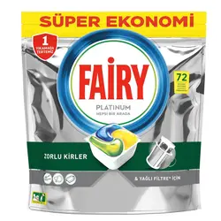 قرص ظرفشویی فیری Fairy مدل Platinum بسته 72 عددی | ارس رخ