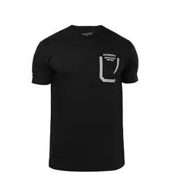 تیشرت یقه گرد مردانه مشکی پنبه ساده - فروشگاه اینترنتی پوشاک کالا پرشین