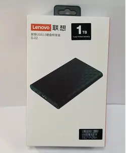 هارد اکسترنال  1 ترا بایت  LENOVOمدل s02