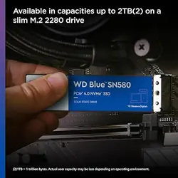 اس اس دی وسترن دیجیتال Blue SN580 M.2 2280 NVMe 500GB