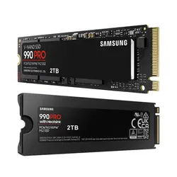 اس اس دی اینترنال M.2 NVMe Heatsink سامسونگ مدل Samsung 990 Pro ظرفیت 2 ترابایت