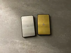 جاكارتى فلزى استيل بادبزنى ac001-minimalist card holder light & slim