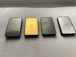 جاكارتى فلزى استيل بادبزنى ac001-minimalist card holder light & slim