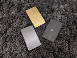 جاكارتى فلزى استيل بادبزنى ac001-minimalist card holder light & slim