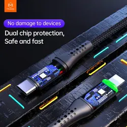 کابل شارژ هوشمند type-C به lightning مدل MCDODO CA-7361 طول 1.8 متر