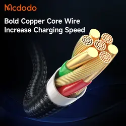 کابل شارژ قطع کن دار تایپ سی به تایپ سی 100w مدل MCDODO CA-3461 طول 1.8 متر