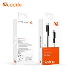 کابل شارژ قطع کن دار تایپ سی به تایپ سی 100w مدل MCDODO CA-3461 طول 1.8 متر