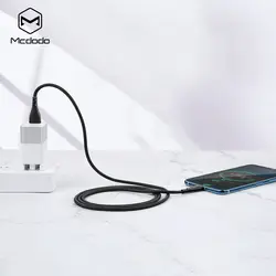 کابل کوتاه شارژ و انتقال داده USB به type-C مدل MCDODO CA-7460 طول 20 سانتيمتر