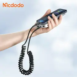 کابل شارژ فنری type-C به لایتنینگ 36w مدل MCDODO CA-1960 طول 1.8 متر