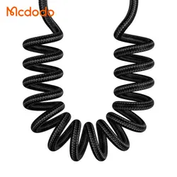 کابل شارژ فنری type-C به لایتنینگ 36w مدل MCDODO CA-1960 طول 1.8 متر