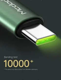 کابل شارژ و انتقال داده USB به type-C یک متری مدل MCDODO CA-7960 طول  1 متر