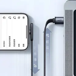 کابل شارژ شریع USB به لایتنینگ 3A مک دودو مدل CA-2791 و CA-2790 مک دودو طول 1.2 و 1.8 متر