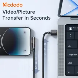 کابل شارژ USB به لایتنینگ 3 آمپر MCDODO مدل CA-3511 و MCDODO CA-3510 طول 1.8 و 1.2 متر