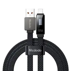 کابل شارژ و دیتا USB به Lightning هوشمند دیجیتالی LED دار Mcdodo CA-4970