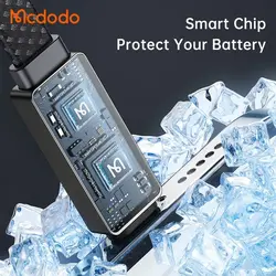 کابل شارژ و دیتا USB به Lightning هوشمند دیجیتالی LED دار Mcdodo CA-4970